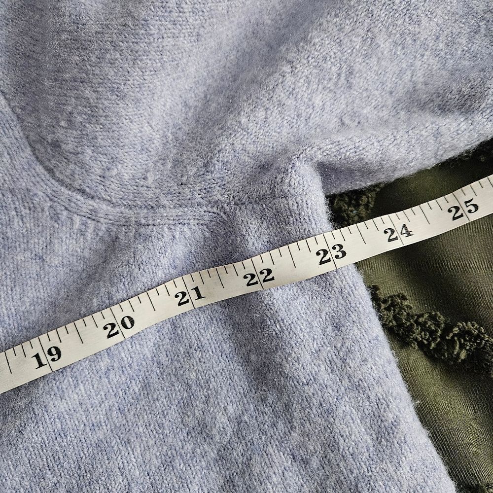 Madewell Dreamy Lavender V Neck Sweater Oversized Cozy Soft Knit - Picture 6 of 8